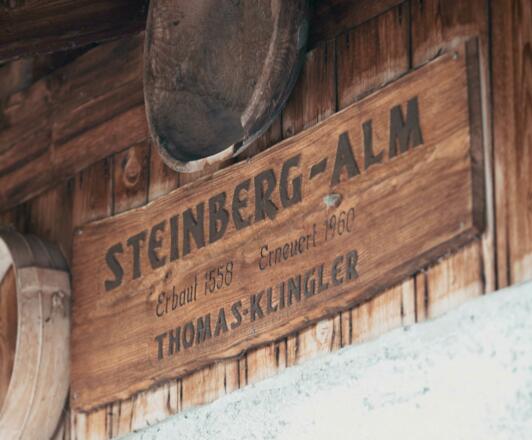 Die Steinbergalm in Inneralpbach