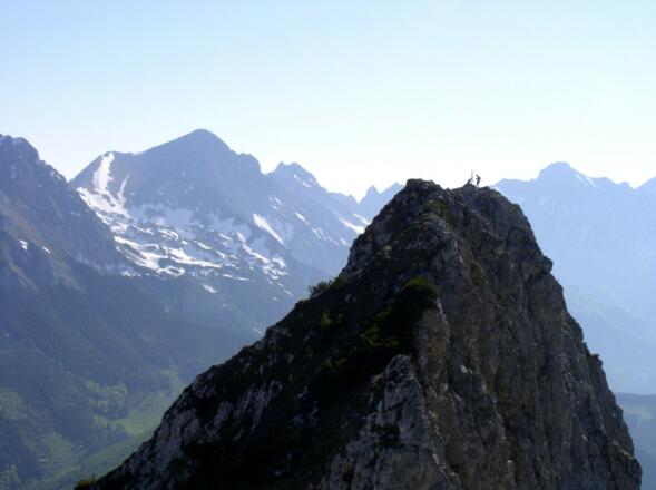 Rückblick zur Frauenmauer 1835 m