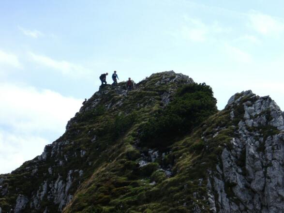 Frauenkopf 1835m, Abstieg