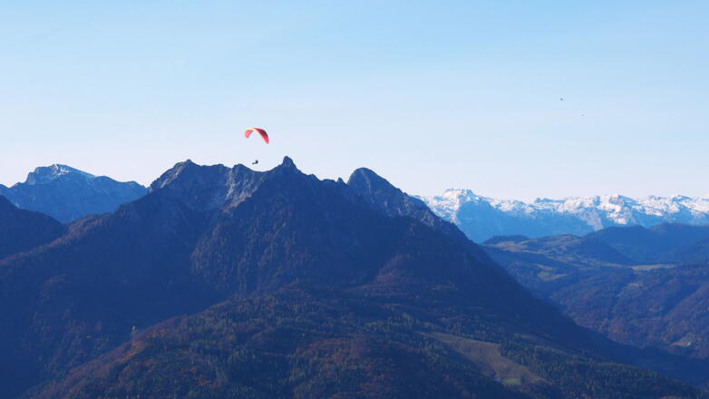 Paragleiter von der Zimnitz zum Rettenkogel