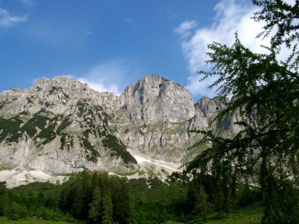 Oberer NO-Grat von Süden gesehen