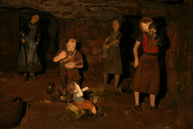 Sandstein- und Märchenhöhle Walldorf: Sandmacher