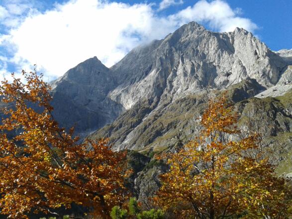 Ausblick auf den Hochkönig im Riedingtal