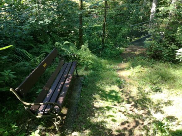 Pausenbankerl beim Steg