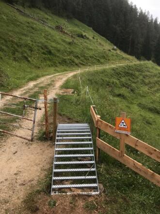 Bikebrücke Außerhauseralm