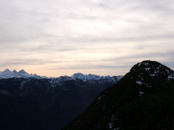 Dachsteinblick vom Walkerskogel 1243 m