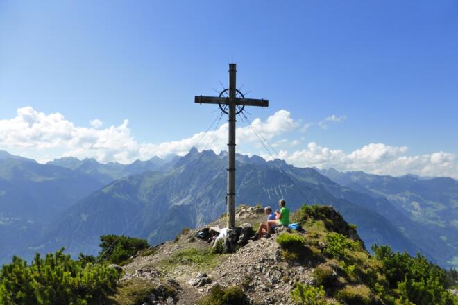 Gipfelkreuz der Davenna