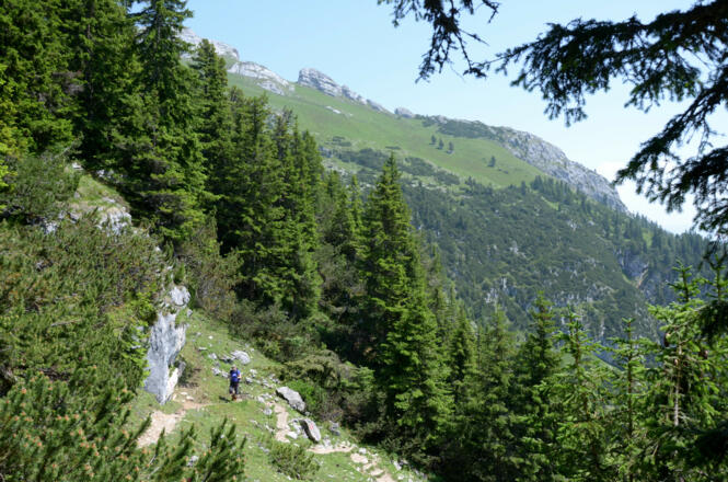 Aufstieg zur Erfurter Hütte