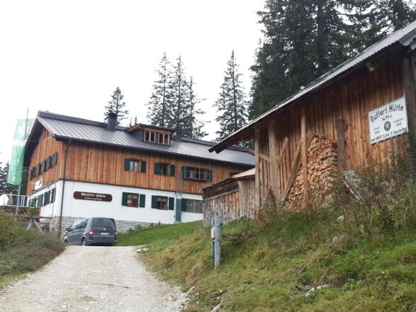 ein lohnendes Ziel von der Gufferhütte für Kletterer und Wanderer