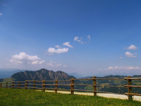 Blick auf den Gratlspitz Alpbach
