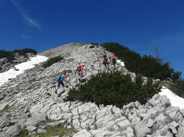 Aufstieg zum Schneidjoch