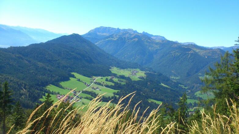 Blick in Richtung Tal auswärts - Brandenberg