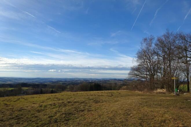 Blick nach Westen nach St. Agatha und weiter