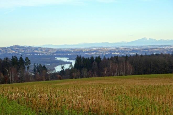 Blick zur Donau bis zum Ötscher
