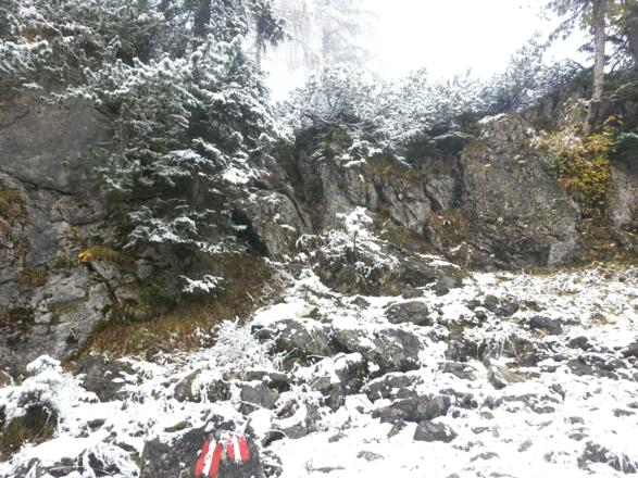 Einstieg zum Gipfelsteig