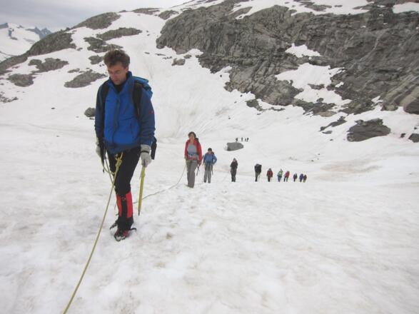 ... kann der Anstieg fortgesetzt werden.