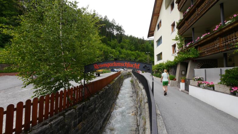Eingang zur Rosengartenschlucht