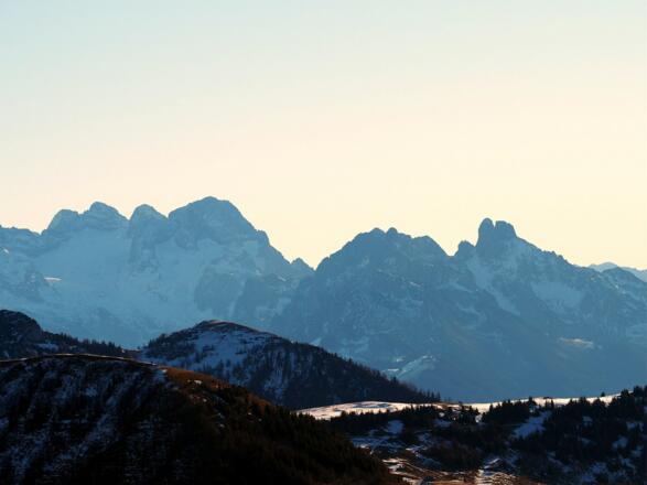 Dachstein und Bischofsmütze vom Schmittenstein