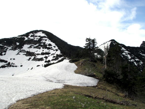1505m Schlussanstieg am N-Grat
