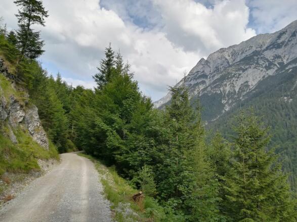 toller Blick in das Vomperloch