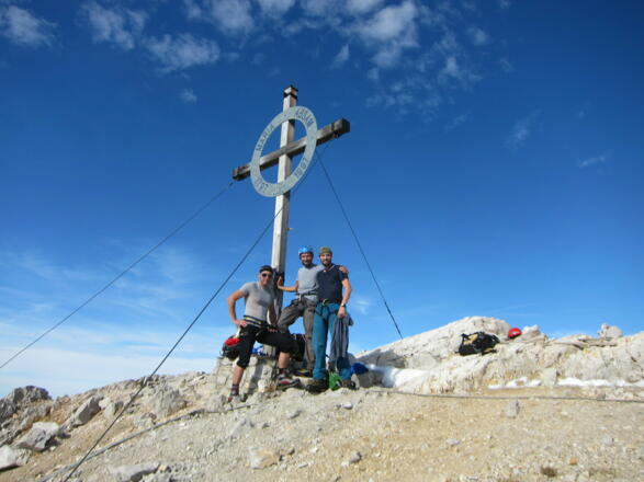 Am Gipfel des Großen Bettelwurfs.