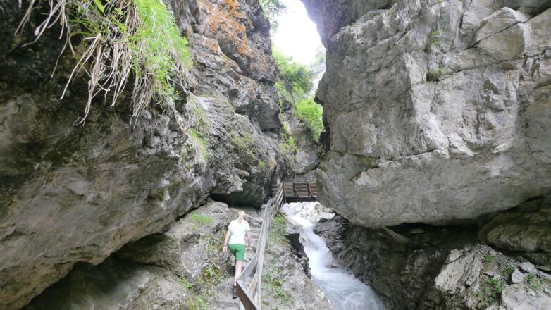 Wasser und Stein in der Rosengartenschlucht