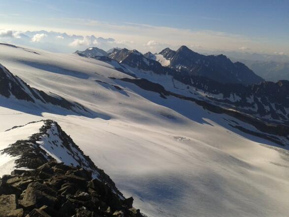 Gletscheraufstieg am inneren Mullwitzkees vom Defregger Haus