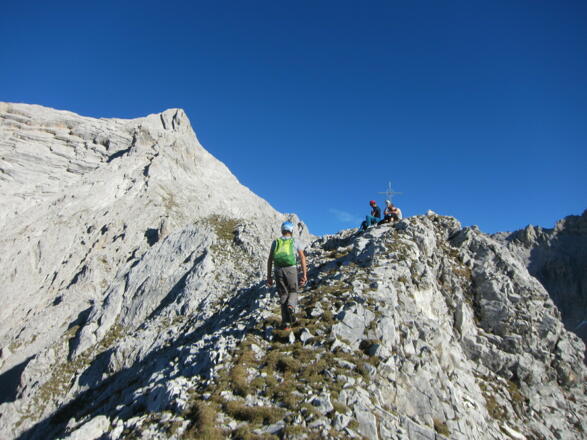 Am Gipfel der Wechselspitze.