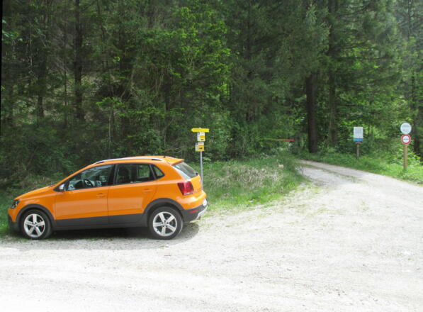 Wieder im Tal am Startpunkt, 455m