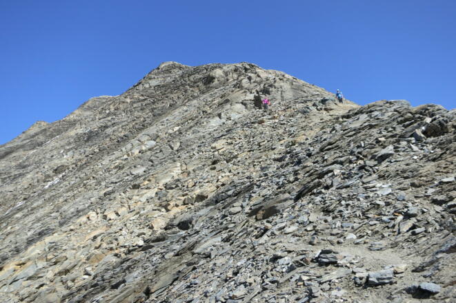 Westgrat auf den Gipfel