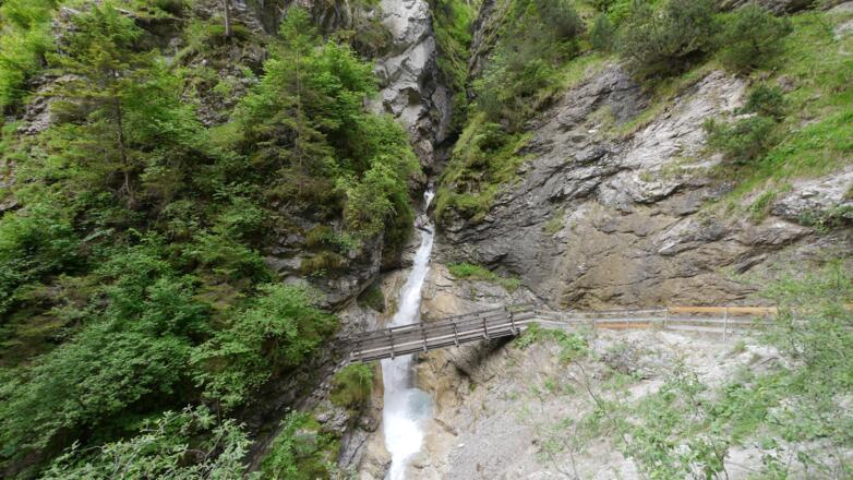 Wasserfall in der Rosengartenschlucht