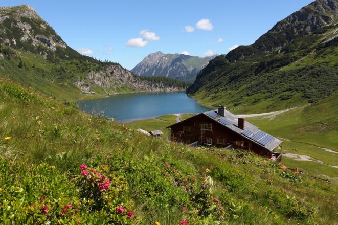 Tappenkarseehütte und Tappenkarsee