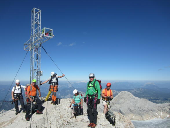 auf dem Hohen Dachstein - Gipfelkreuz