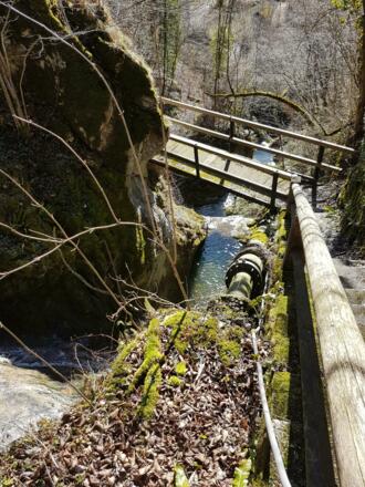 Wildromantischer Kesselfall