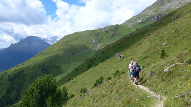 Auf dem Blumenweg kurz vor der Reggnalm