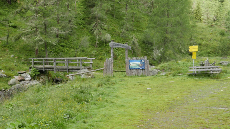 Startpunkt der Tour zum Weißen Beil