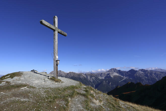 Gipfelkreuz am Gründegg