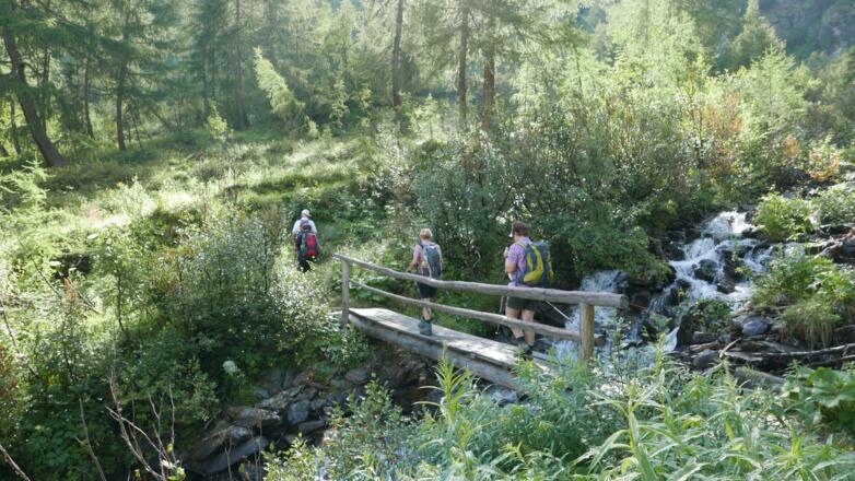 Wegpassage kurz nach dem Start