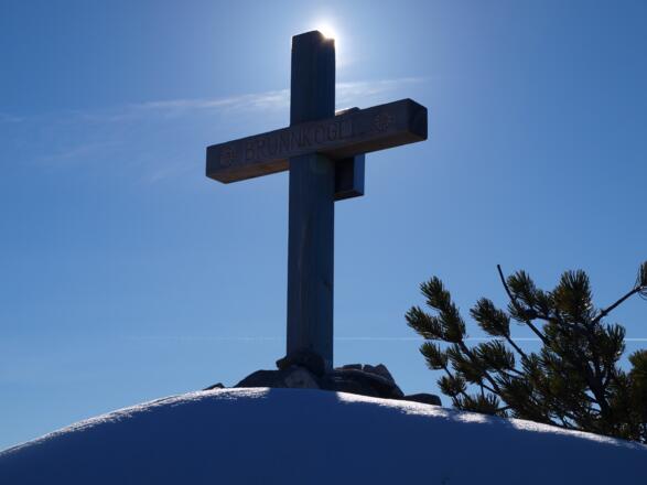 Kleines Gipfelkreuz vom Brunnkogel Süd, 1508 m.