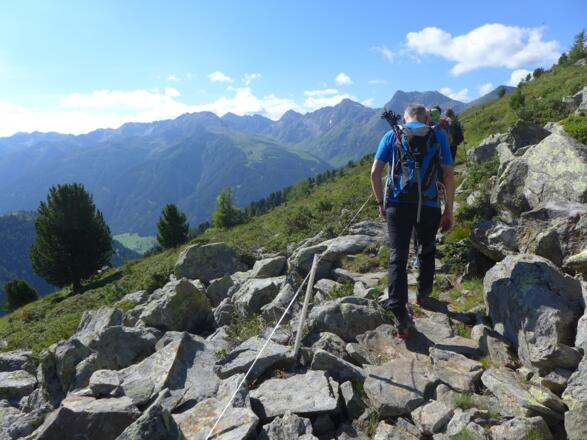 Wegpassage kurz vor der Oberseitalm