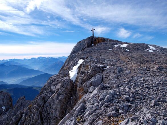 Hochsailer beim Abstieg am Mooshammersteig 