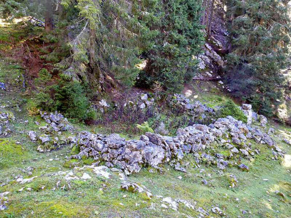 Die Reste der Fotzenalm