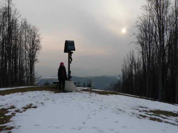 Am Schwarzberggipfel (838 m)