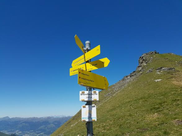 Beschilderung zum Imbachhorn