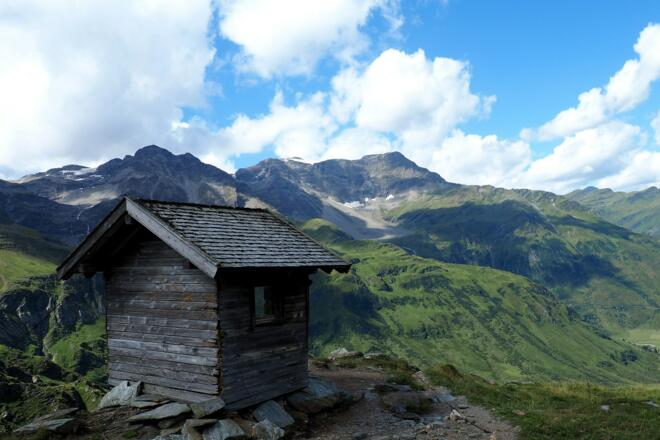 Unterstandshütte 2099m (Talabstieg)