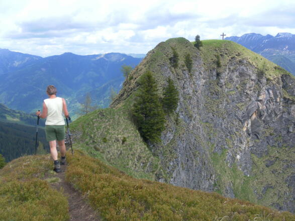 exponierter Gratrücken