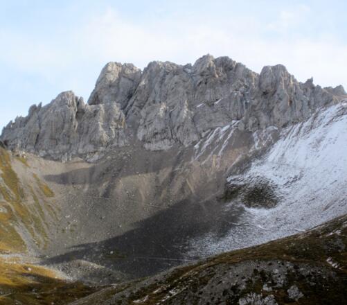 der Ausläufer der Nordkette mit Pfeiserspitze