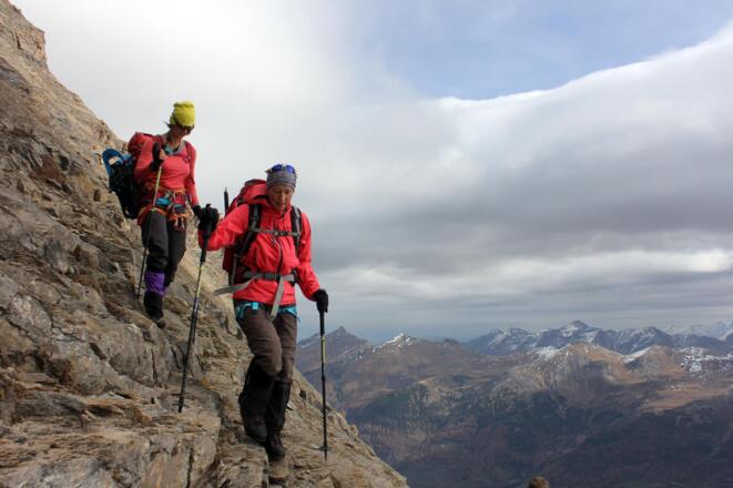 Abstieg über die &quot;Bratschen&quot;