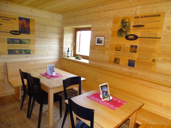 Das neue Salmstüberl in der Salmhütte