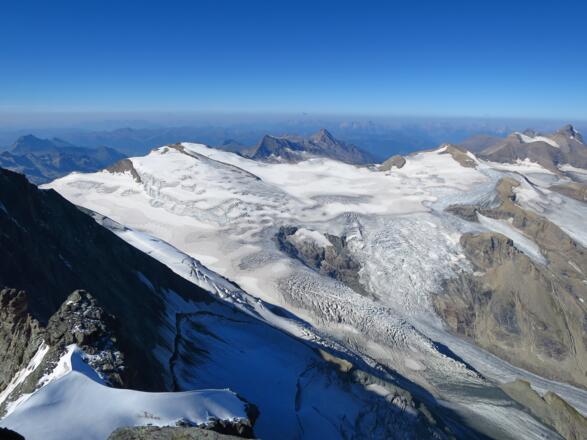 Der obere Teil der Pasterze mit dem Johannisberg.